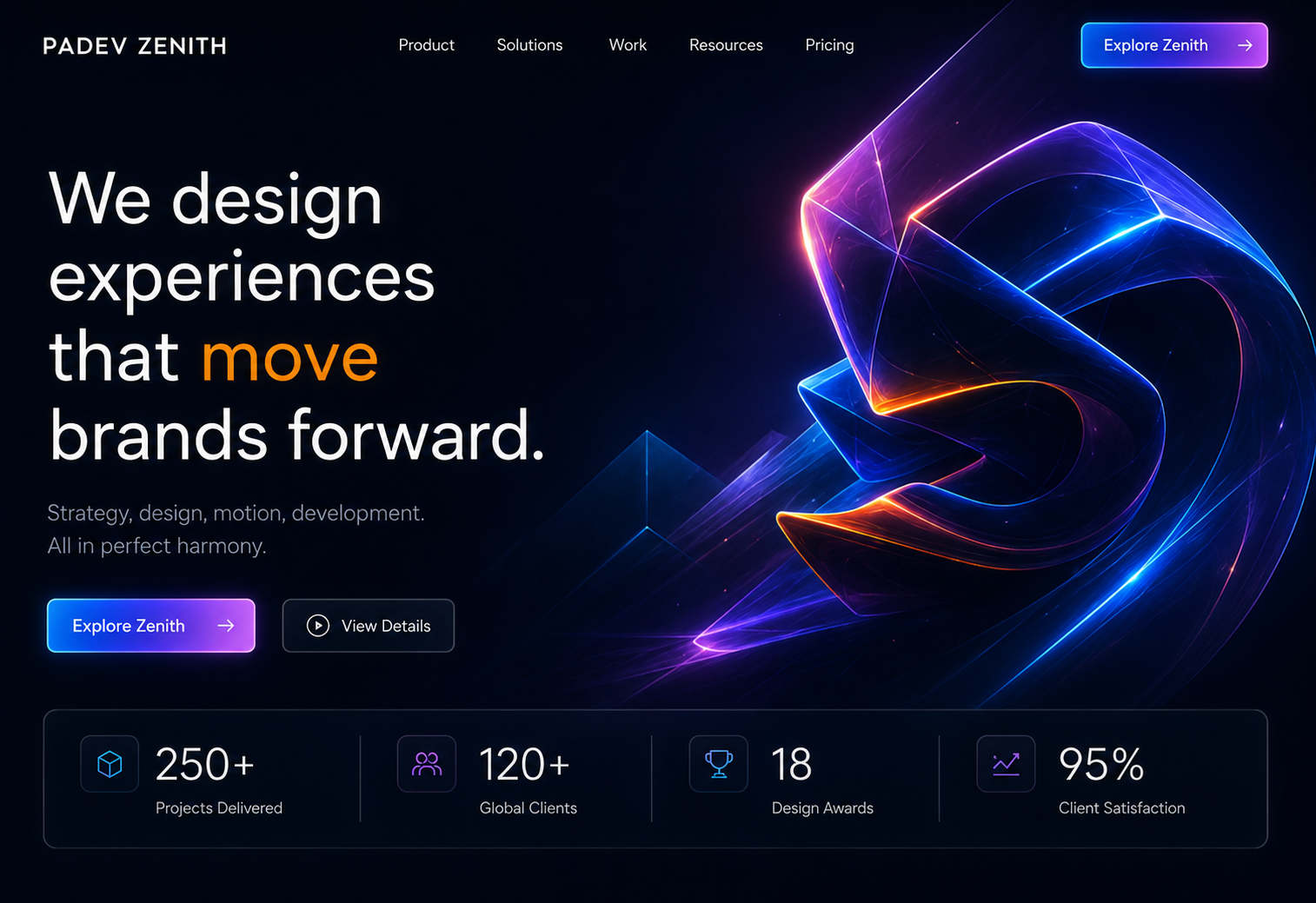 Creative agency concept preview
