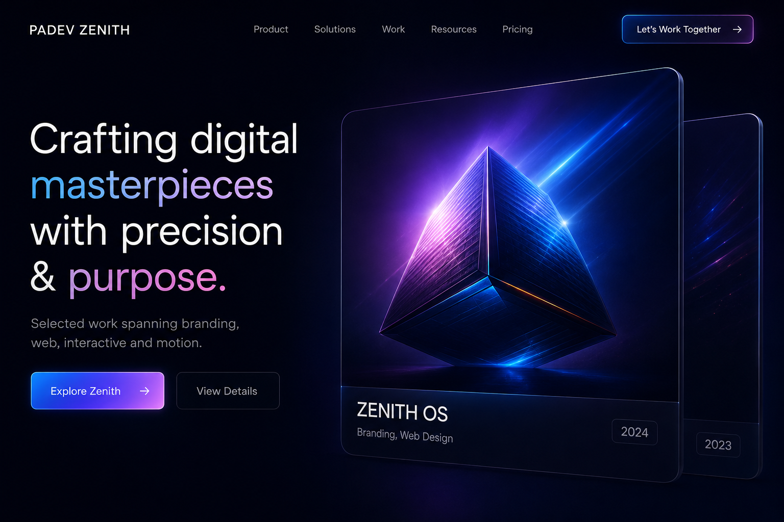 Portfolio concept preview